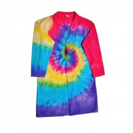 UNITED SCIENTIFIC RPI Tie Dye Colored Lab Coat, Large 248146C